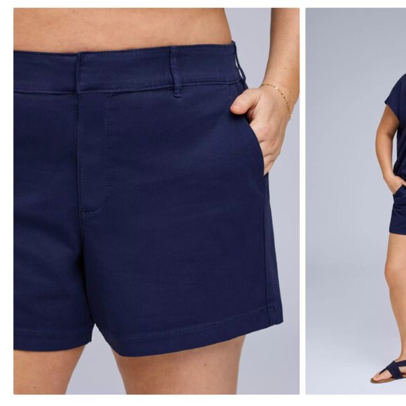 BELLE ISLE BY TORRID- 5'' High-Rise Twill Short women plus size - Picture 11 of 11